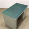 Writing Desk in Enamelled Metal and Leatherette, 1960s 7