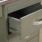 Writing Desk in Enamelled Metal and Leatherette, 1960s 4