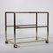 Brass and Glass Serving Trolley, 1970s-1980s 7