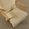 Fabric and Beech Armchair, 1950s 7