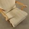 Fabric and Beech Armchair, 1950s, Image 7