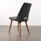 Beech Chair in Leatherette Upholstery with Foam Padding, 1950s-1960s 8