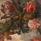 Buste de femme et guirlande de fleurs, années 1600-1700, peinture sur toile, encadrée 4