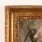 Buste de femme et guirlande de fleurs, années 1600-1700, peinture sur toile, encadrée 7