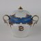 Porcelain Coffee Service with Gold Decorations and Blue Borders, 1880s, Set of 18 3