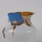 Porcelain Coffee Service with Gold Decorations and Blue Borders, 1880s, Set of 18, Image 10