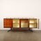 Sideboard aus Teak Furnier, Marmor & Metall, 1960er 3