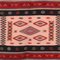 Antique Moroccan Handmade Kilim Rug in Cotton, Image 3