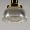 Vintage Ceiling Lamp in Brass and Glass Structure, 1960s 6