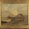 Lorenzo Gignous, Landscape, Painting on Wooden Board, 19th Century, Framed, Image 5