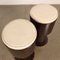 Stools in Lacqured Wood and Leatherette, 1970s, Set of 2 3