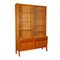 Bookcase in Oak Veneer and Glass, 1950s, Image 1