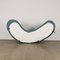 Bean Shaped Sofa in Fabric and Brass, Italy, 1950s-1960s 9