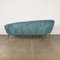 Bean Shaped Sofa in Fabric and Brass, Italy, 1950s-1960s 8