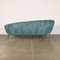 Bohnenförmiges Sofa aus Stoff & Messing, Italien, 1950er-1960er 8