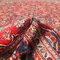 Handgefertigter Vintage Keshan Teppich aus Baumwolle und Wolle 10
