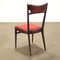 Chairs in Beech with Leatherette Upholstery, 1950s-1960s, Set of 3 7
