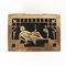 Scatola Art Deco in bronzo e stoffa, Europa, anni '20-'30, Immagine 3