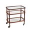 Serving Trolley in Beech and Glass, Italy, 1950s, Image 1