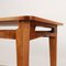 Modernist Table in Beech and Walnut Veneer, Italy, 1950s 5