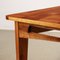 Modernist Table in Beech and Walnut Veneer, Italy, 1950s 4