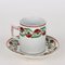 Porcelain Coffee Cups and Saucers from Ginori Italy, 19th Century, Set of 10 3