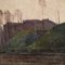 Maggi, Paesaggio con fiume, 1906, Olio su tela, con cornice, Immagine 4