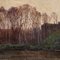 Maggi, Landscape with River, 1906, Oil on Canvas, Framed 2