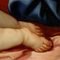 D'après Guido Reni, Vierge Marie en Adoration de l'Enfant Endormi, Huile sur Toile, Encadrée 5