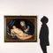 D'après Guido Reni, Vierge Marie en Adoration de l'Enfant Endormi, Huile sur Toile, Encadrée 2