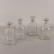 Porta liquori vintage con decanter in vetro, inizio XIX secolo, set di 5, Immagine 4