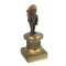 Calamaio con putto in bronzo dorato, fine '800, Immagine 1