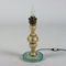 Vintage Table Lamp in Brass & Blown Glass, Italy, 1950s, Image 1