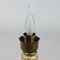 Vintage Table Lamp in Brass & Blown Glass, Italy, 1950s 4