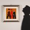 Franz Borghese, Drei Figuren, Öl auf Leinwand, Gerahmt 2