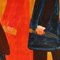 Franz Borghese, Trois Figures, Huile sur Toile, Encadrée 7