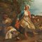 Shepherds, 1800s, Oil on Paper on Canvases, Framed, Set of 4 10