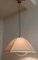 Lampada da soffitto vintage regolabile in altezza con schermo in ottone di Vest, Austria, anni '70, Immagine 6