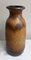 Vaso vintage in ceramica marrone sfumato per Scheurich, Germania, anni '80, Immagine 1