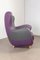Alessandra Armchair in Javier Mariscal Leather by Moroso 2