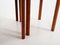 Danish Teak Nesting Tables, 1970s, Set of 3 13