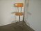 Vintage Stool with Back, 1950s 2