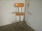 Vintage Stool with Back, 1950s, Image 2