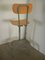 Vintage Stool with Back, 1950s, Image 8