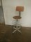 Vintage Stool with Back, 1950s 6