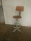 Vintage Stool with Back, 1950s, Image 6