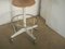 Vintage Stool with Back, 1950s, Image 3