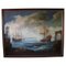 Coastal Scene with Galleons, 18th Century, Oil on Canvas, Framed 1