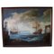 Coastal Scene with Galleons, 18th Century, Oil on Canvas, Framed, Image 1