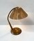 Lámpara de mesa suiza de teca Mod. 2655 de Frits Muller para Temde, años 60, Imagen 6